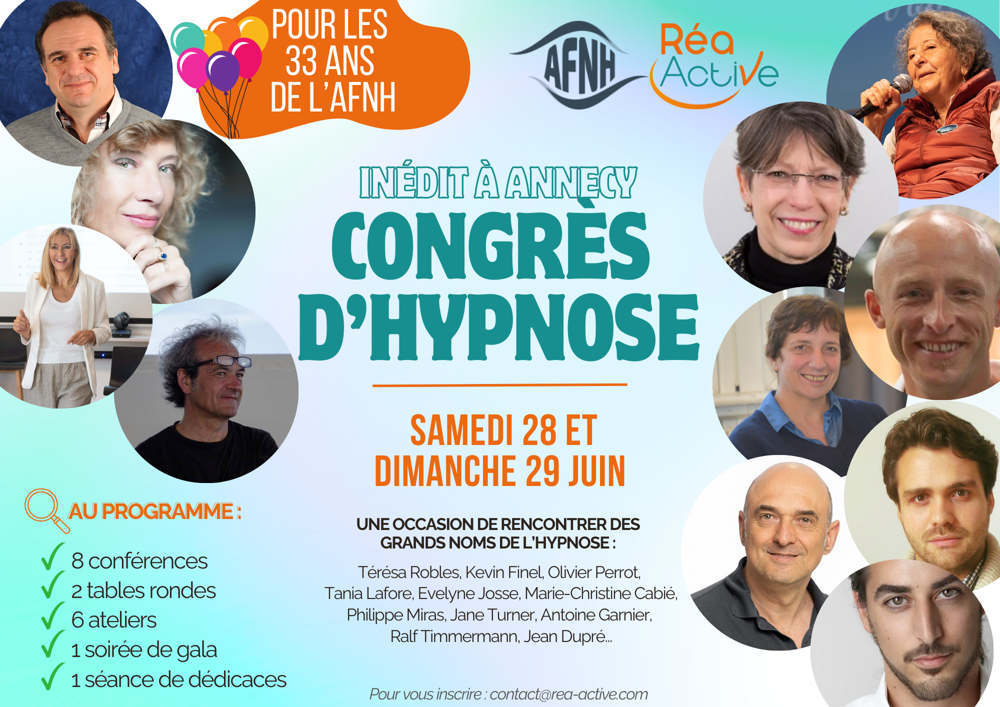 congrès Hypnose à Annecy en juin 2025